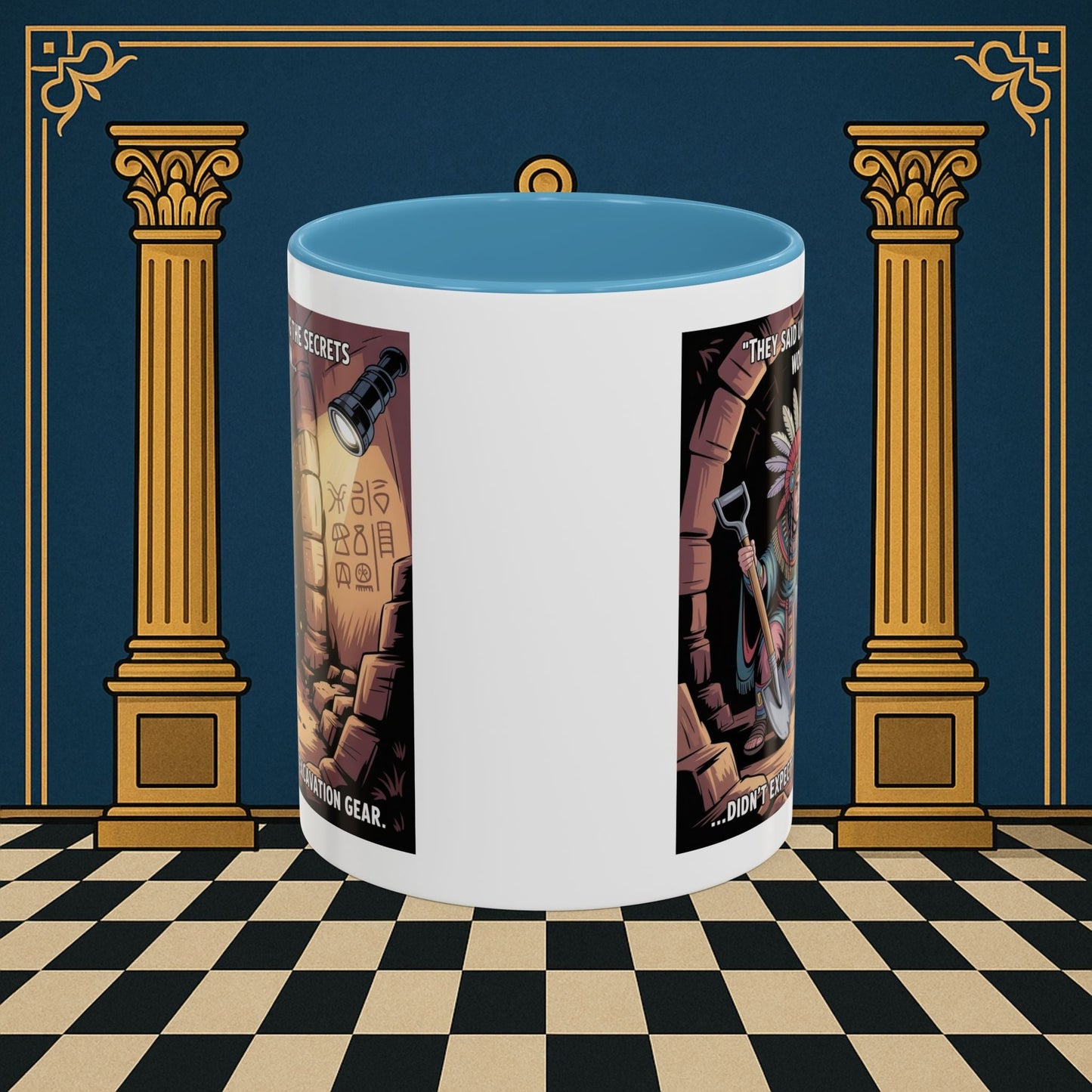 Masonic Mugs - Dig Happens - Royal Arch - Masonic Mugs