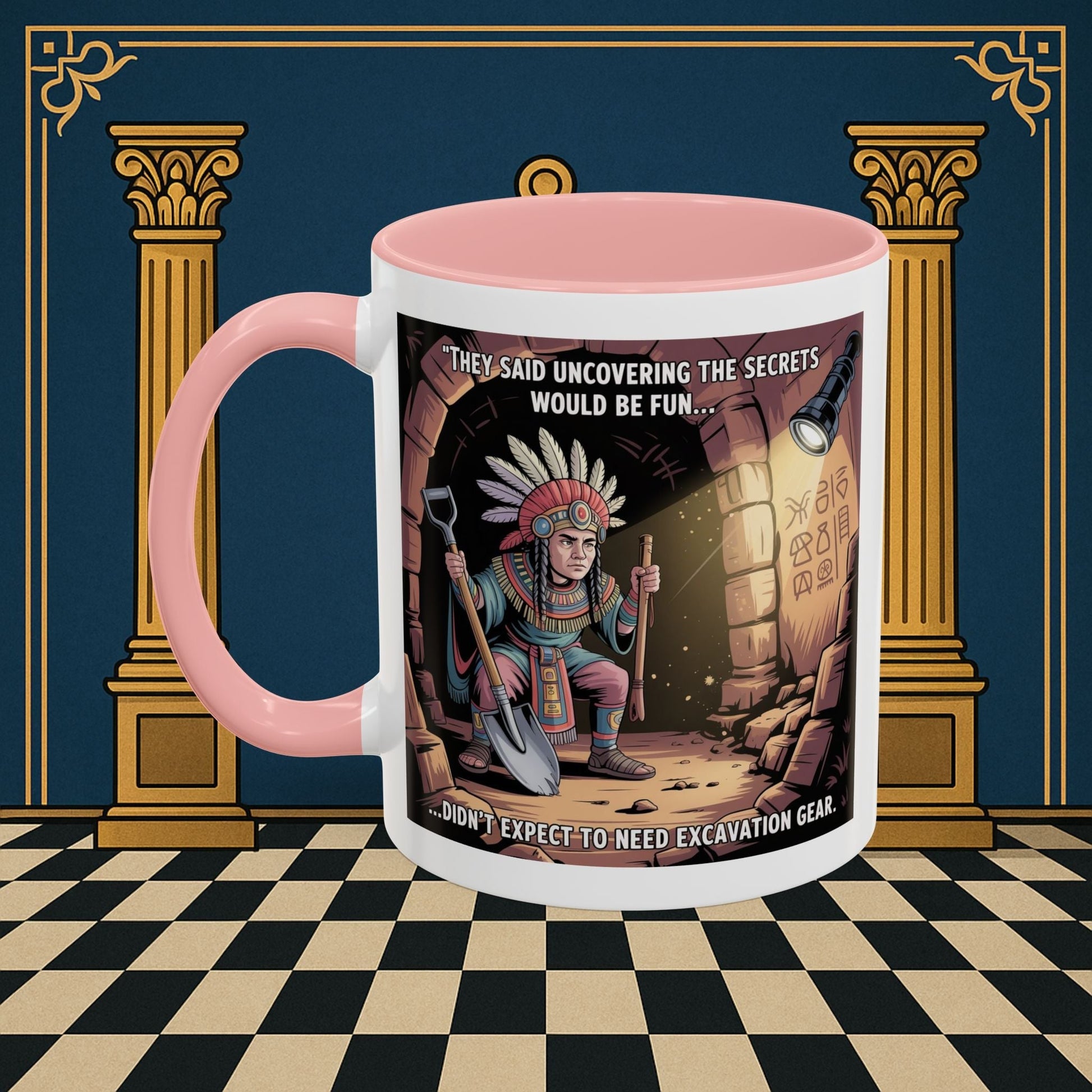 Masonic Mugs - Dig Happens - Royal Arch - Masonic Mugs
