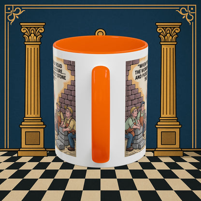 Masonic Mugs - First Try Triumph - Mark Masonry - Masonic Mugs