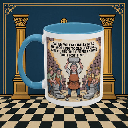 Masonic Mugs - First Try Triumph - Mark Masonry - Masonic Mugs