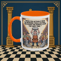 Masonic Mugs - First Try Triumph - Mark Masonry - Masonic Mugs
