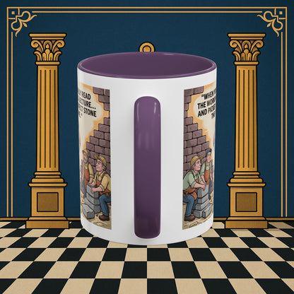Masonic Mugs - First Try Triumph - Mark Masonry - Masonic Mugs