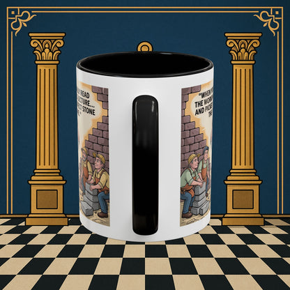 Masonic Mugs - First Try Triumph - Mark Masonry - Masonic Mugs