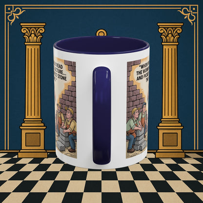 Masonic Mugs - First Try Triumph - Mark Masonry - Masonic Mugs