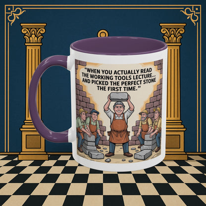 Masonic Mugs - First Try Triumph - Mark Masonry - Masonic Mugs