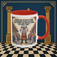 Masonic Mugs - First Try Triumph - Mark Masonry - Masonic Mugs