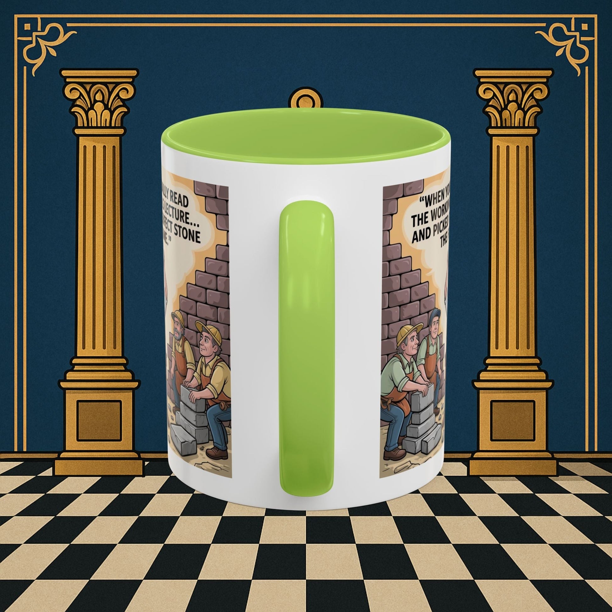Masonic Mugs - First Try Triumph - Mark Masonry - Masonic Mugs