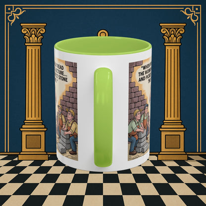Masonic Mugs - First Try Triumph - Mark Masonry - Masonic Mugs