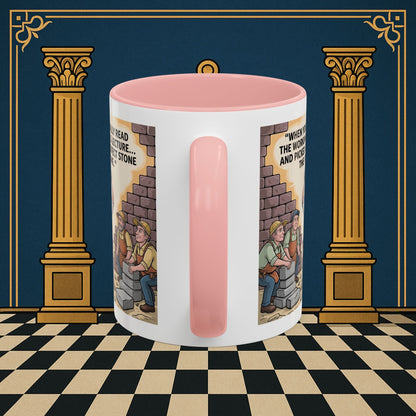 Masonic Mugs - First Try Triumph - Mark Masonry - Masonic Mugs