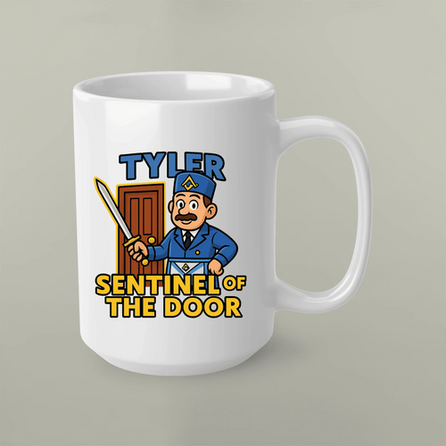 Masonic Mugs Personalised Ceramic Mug – 11oz or 15oz White Dishwasher & Microwave Safe - Masonic Mugs