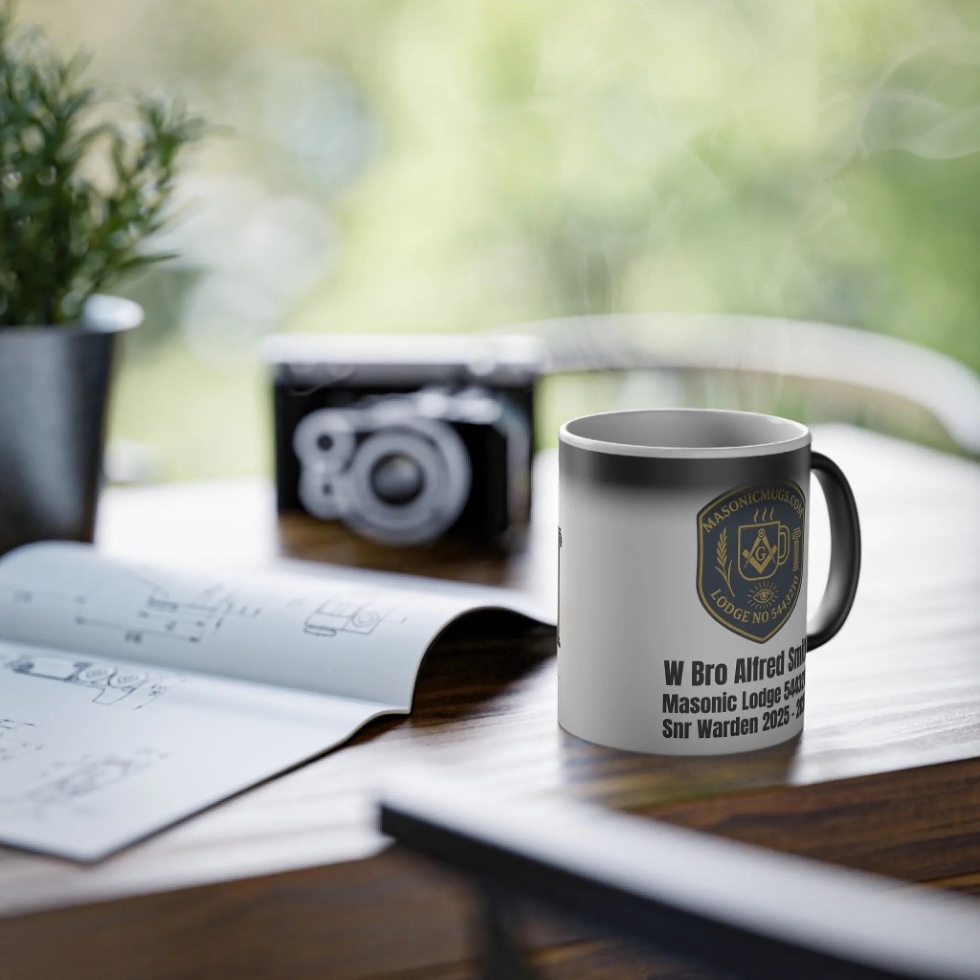 Masonic Mugs Personalised Craft Secrets – Heat-Sensitive Freemason Mug - Masonic Mugs