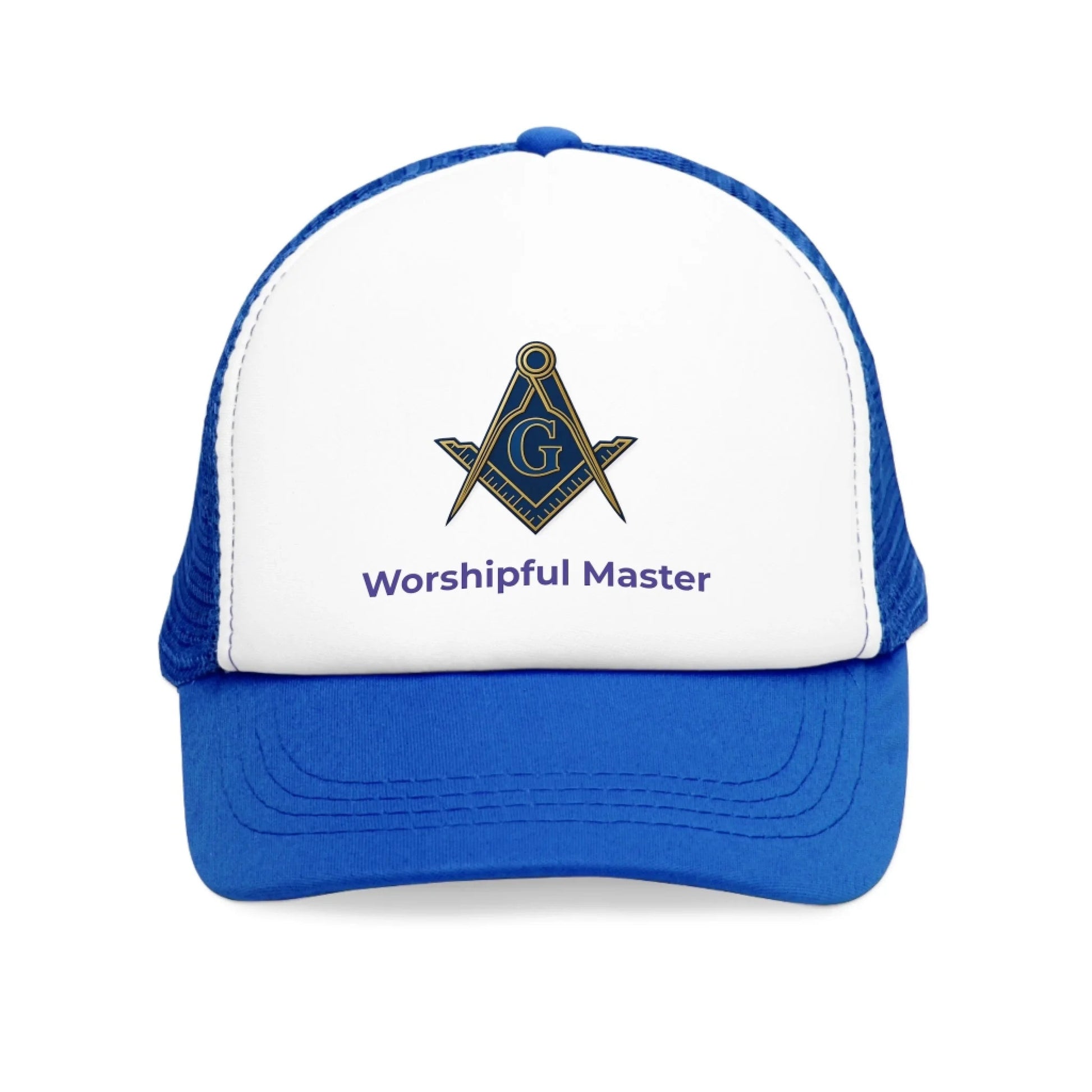Masonic Mugs Personalised Square & Compass Mesh Cap - Masonic Mugs