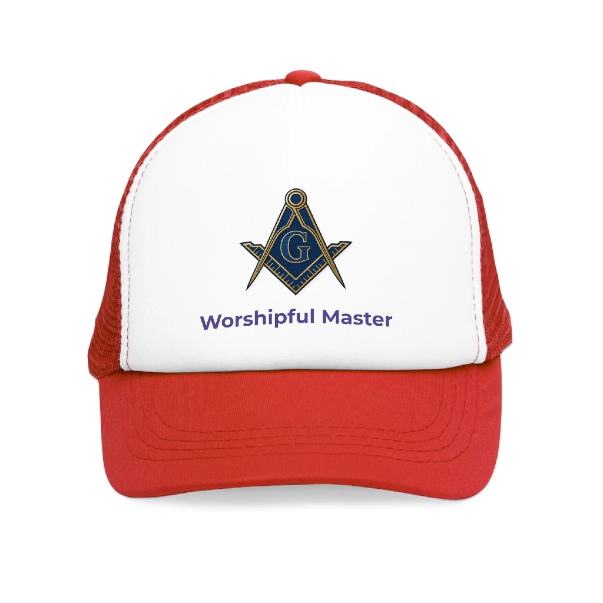 Masonic Mugs Personalised Square & Compass Mesh Cap - Masonic Mugs