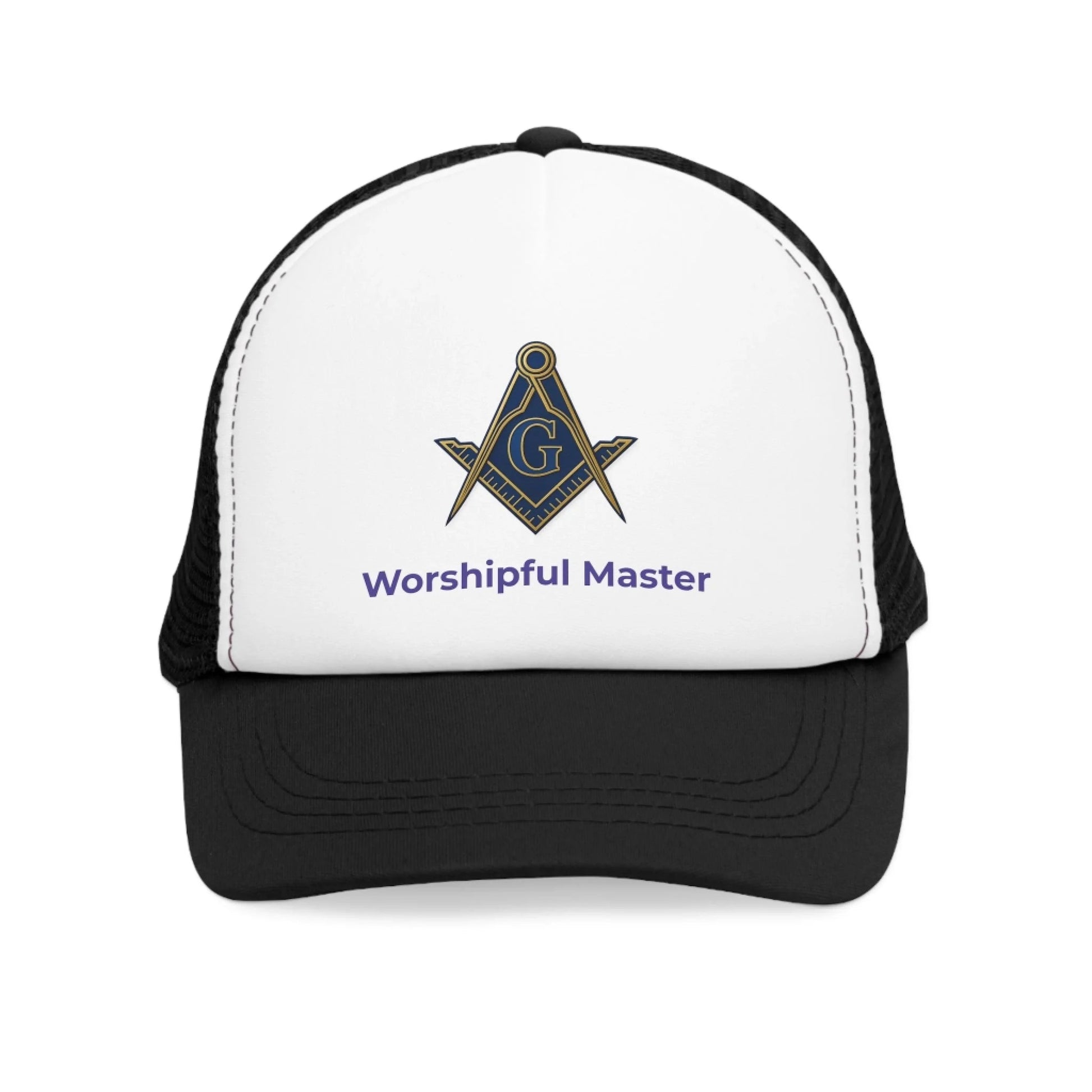 Masonic Mugs Personalised Square & Compass Mesh Cap - Masonic Mugs