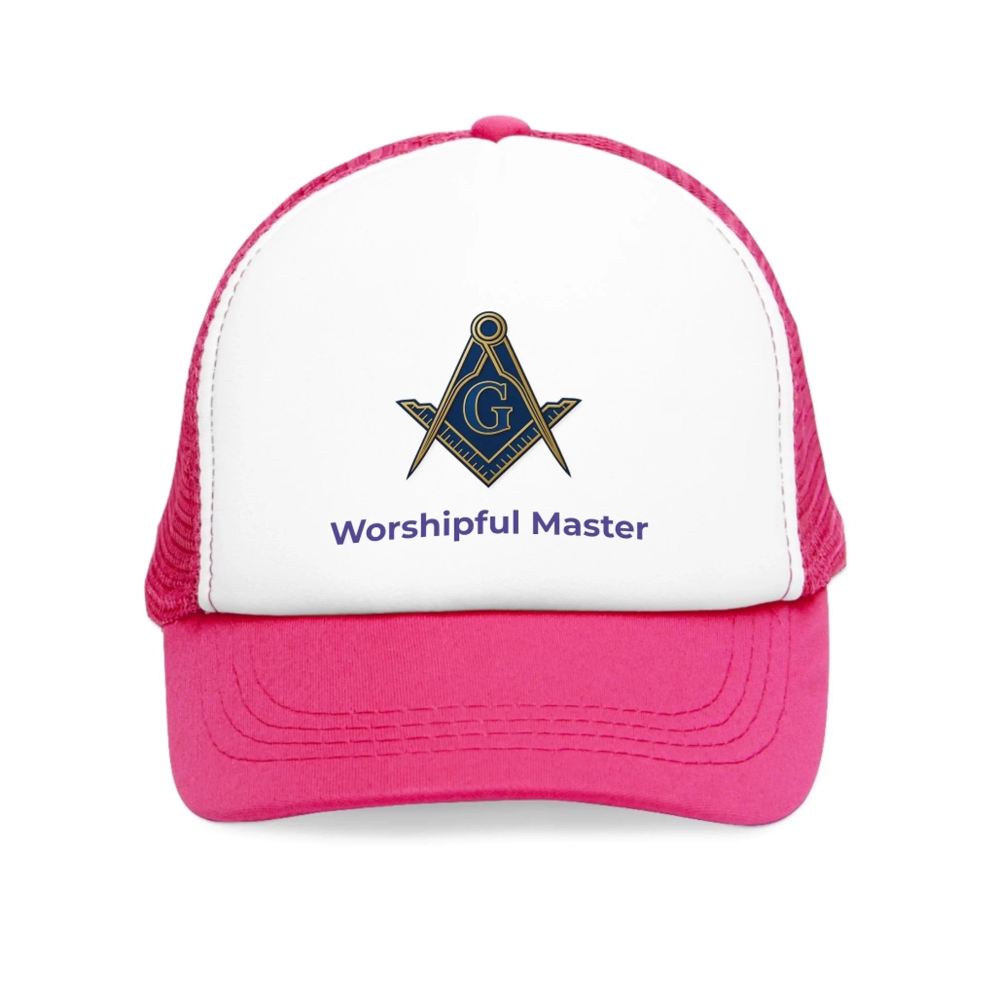 Masonic Mugs Personalised Square & Compass Mesh Cap - Masonic Mugs