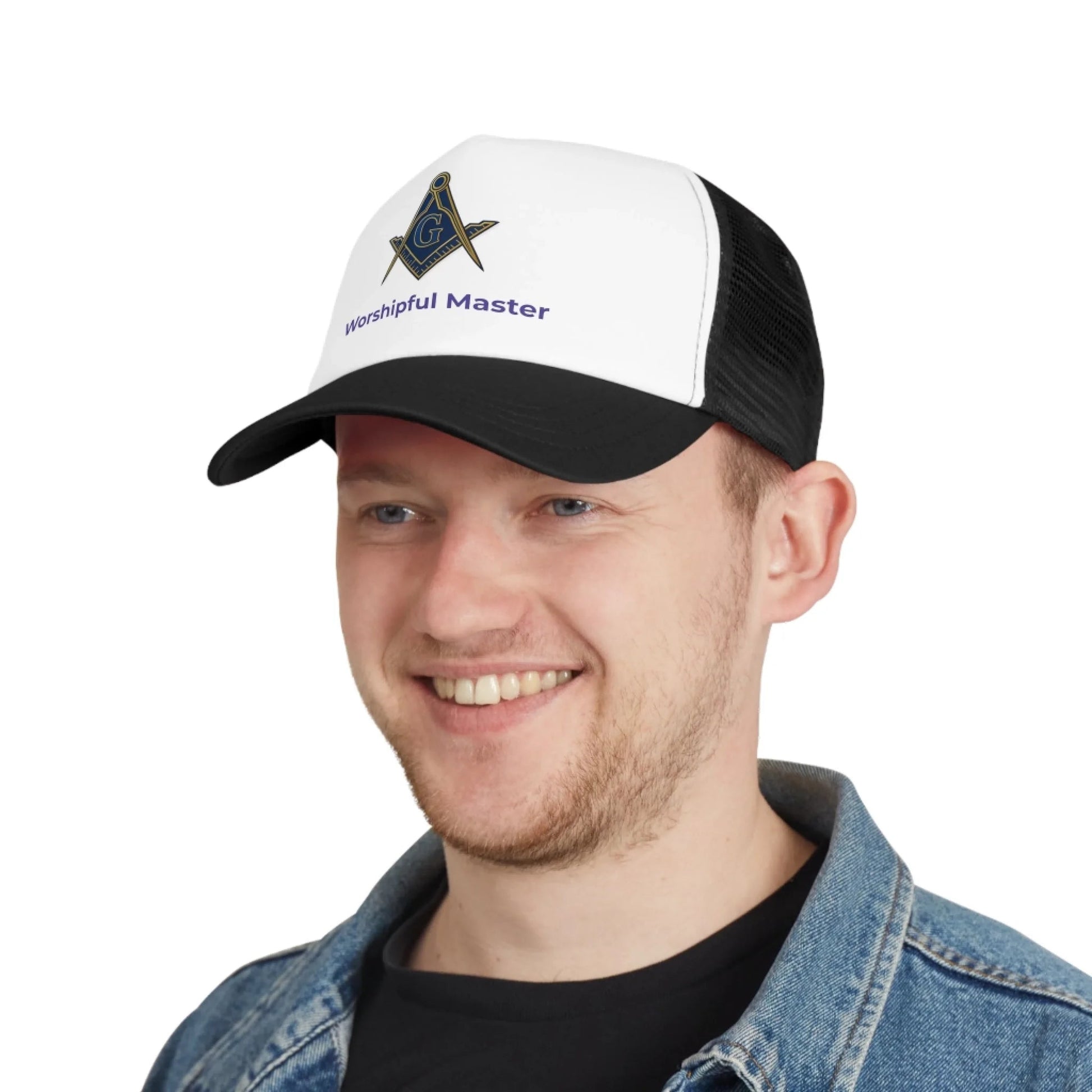 Masonic Mugs Personalised Square & Compass Mesh Cap - Masonic Mugs