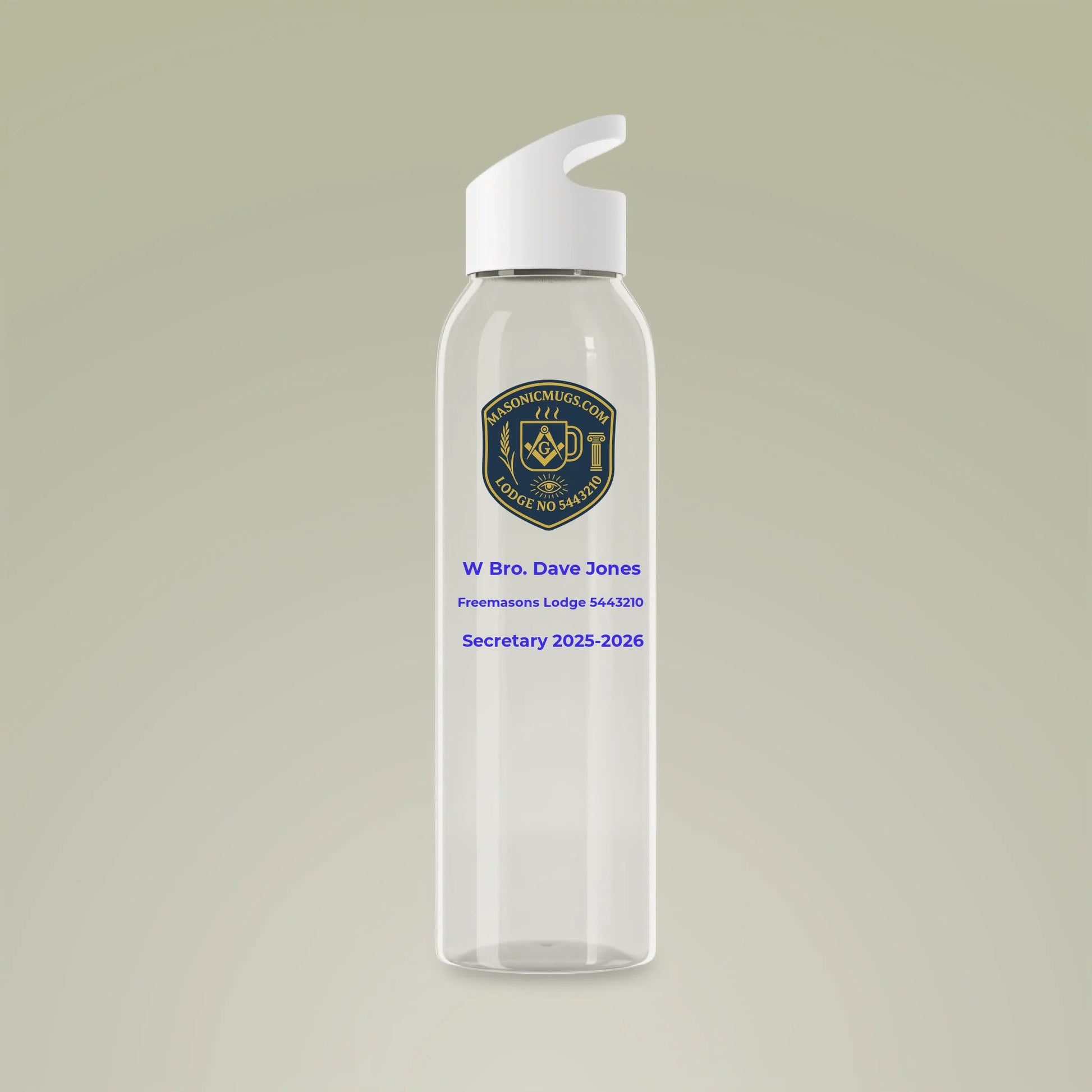 Masonic Mugs Personalised Water Bottle – 21.9oz Eastman Tritan™ - Masonic Mugs