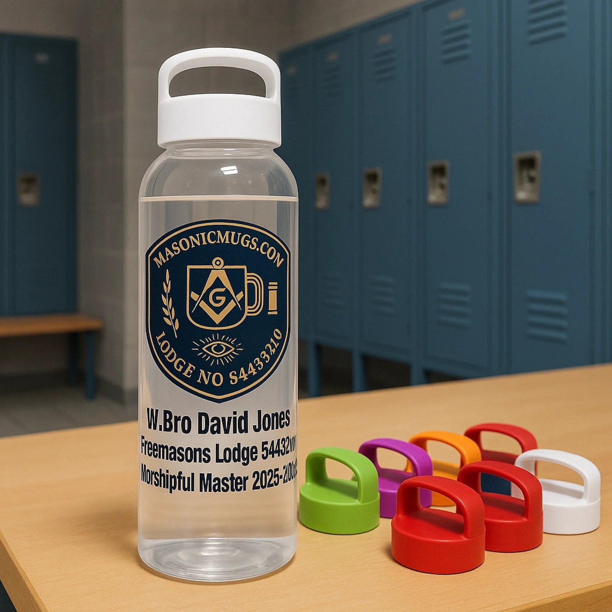 Masonic Mugs Personalised Water Bottle – 21.9oz Eastman Tritan™ - Masonic Mugs
