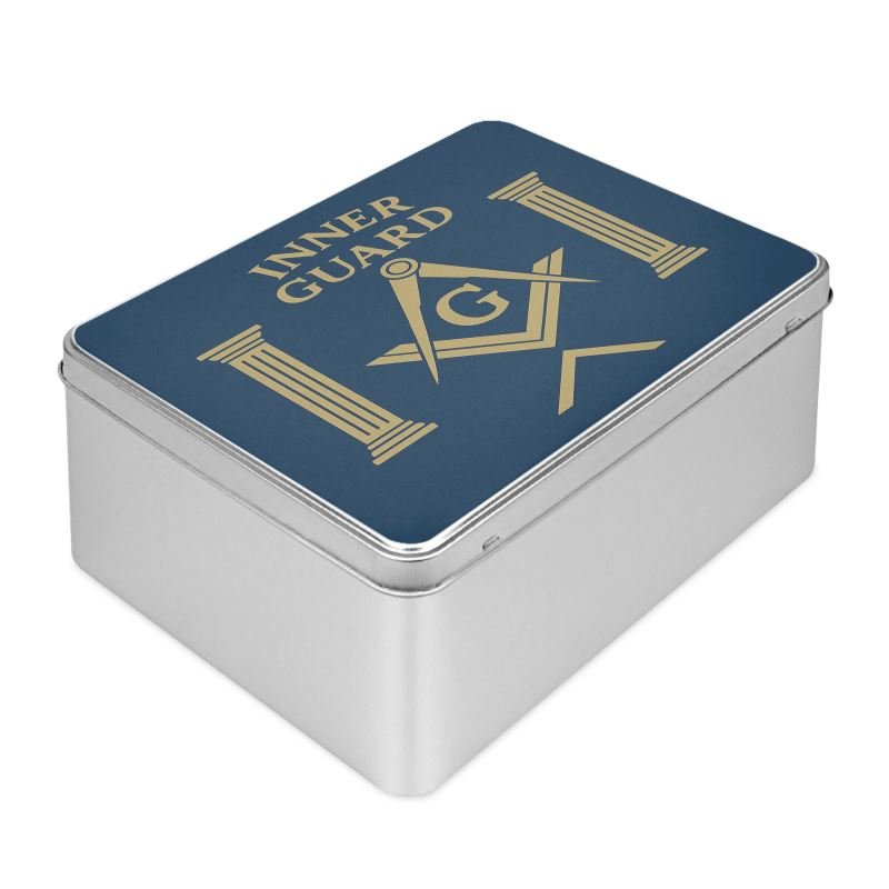 Masonic Mugs Secret Biscuit Stash – Masonic Tin - Inner Guard - Masonic Mugs