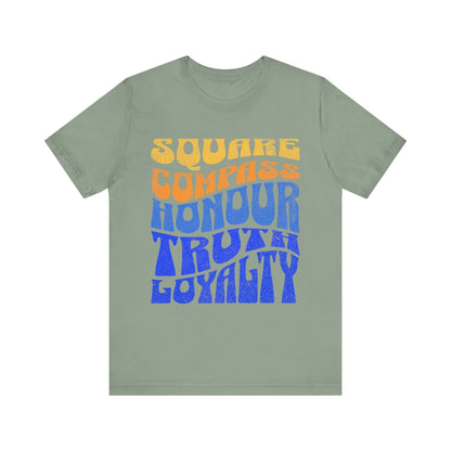 Masonic Mugs T-Shirt – Honour, Truth, Loyalty – Freemason Ready to Go Apparel - Masonic Mugs