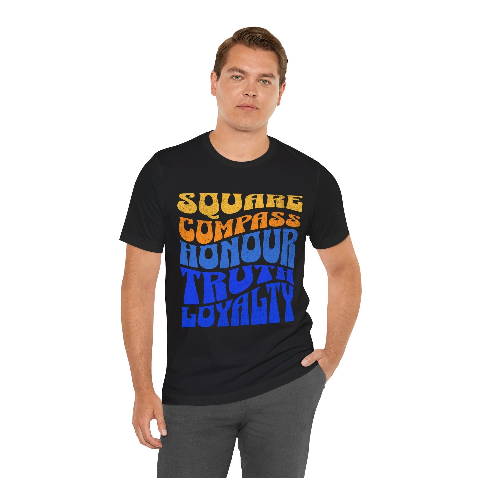 Masonic Mugs T-Shirt – Honour, Truth, Loyalty – Freemason Ready to Go Apparel - Masonic Mugs