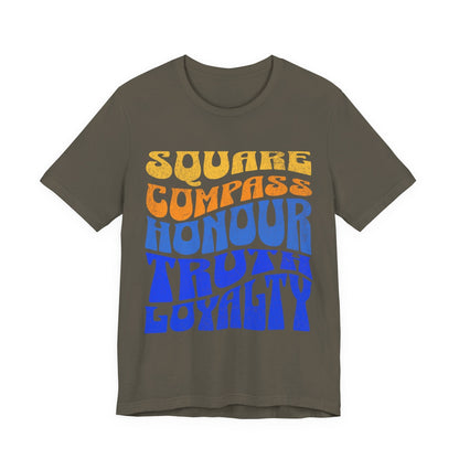 Masonic Mugs T-Shirt – Honour, Truth, Loyalty – Freemason Ready to Go Apparel - Masonic Mugs
