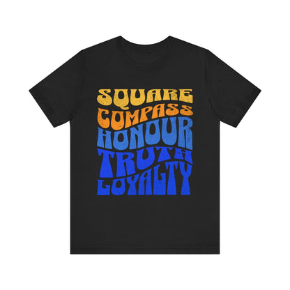 Masonic Mugs T-Shirt – Honour, Truth, Loyalty – Freemason Ready to Go Apparel - Masonic Mugs