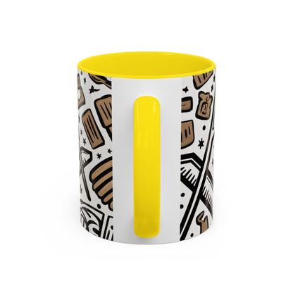 Masonic Premium Ready to Go Accent Coffee Mug | Unique Gift for Freemasons | Perfect for Coffee Lovers, Home Decor, Stylish Drinkware - Masonic Mugs
