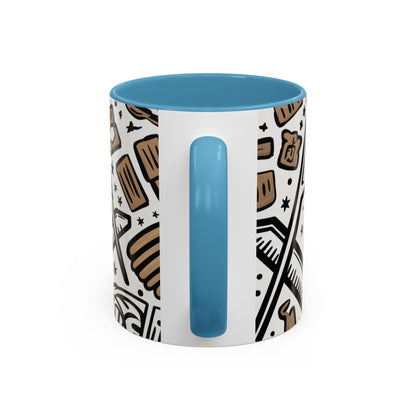 Masonic Premium Ready to Go Accent Coffee Mug | Unique Gift for Freemasons | Perfect for Coffee Lovers, Home Decor, Stylish Drinkware - Masonic Mugs