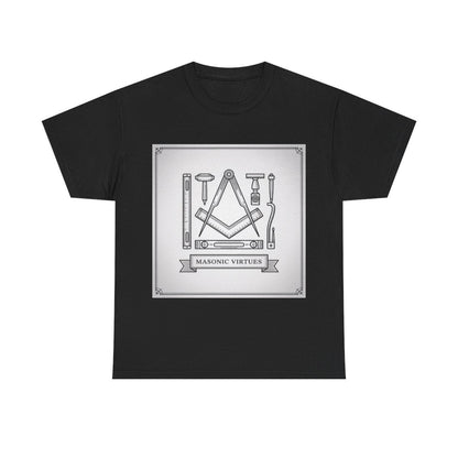 Masonic Virtue - Unisex Freemason Ready to Go Apparel – T-Shirt, Sweatshirt or Hoodie – Multiple Colours & Sizes - Masonic Mugs