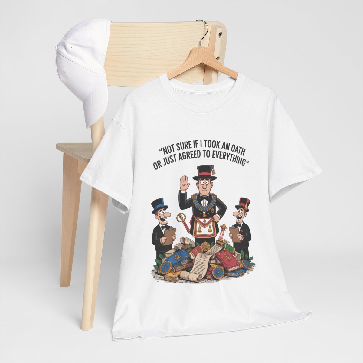 Not sure if I took an oath or just agreed - Unisex Freemason Ready to Go Apparel – T-Shirt, Sweatshirt or Hoodie – Multiple Colours & Sizes - Masonic Mugs