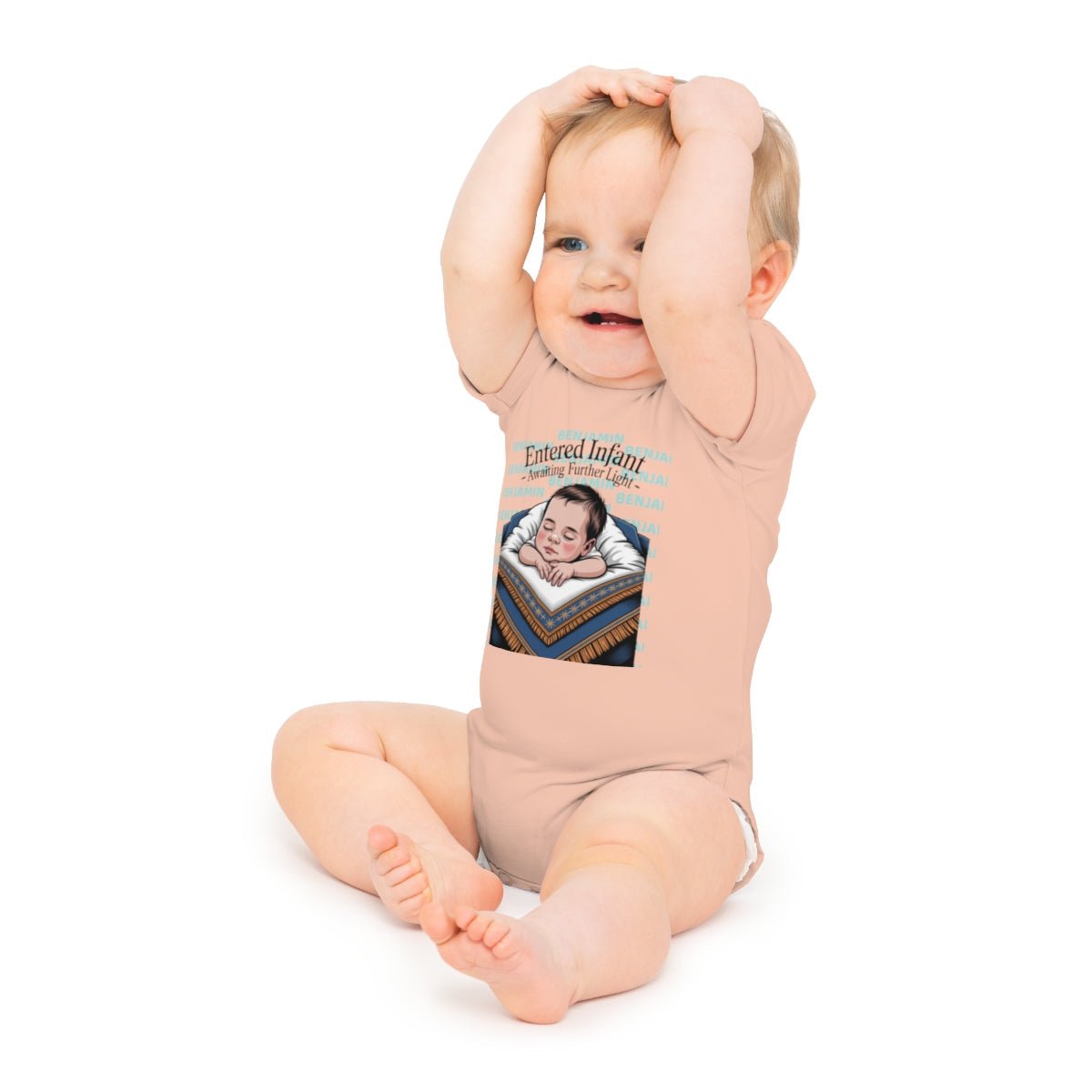 Personalized Baby Bodysuit with Masonic Design - Masonic Mugs