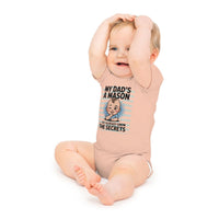Personalized Baby Bodysuit with Masonic Design - Masonic Mugs