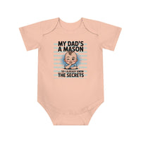 Personalized Baby Bodysuit with Masonic Design - Masonic Mugs