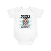 Personalized Baby Bodysuit with Masonic Design - Masonic Mugs