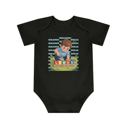 Personalized Baby Bodysuit with Masonic Design - Masonic Mugs