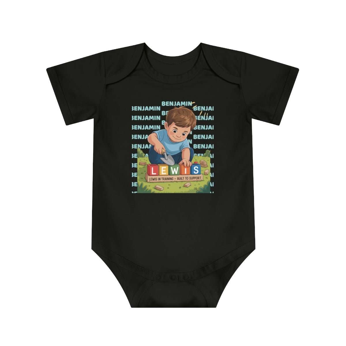 Personalized Baby Bodysuit with Masonic Design - Masonic Mugs
