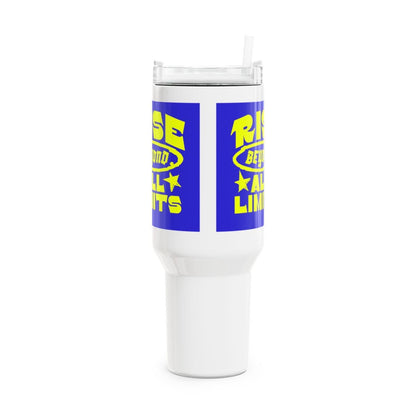 Premium Freemason 40oz Tumbler: Rise Beyond All Limits - Masonic Mugs