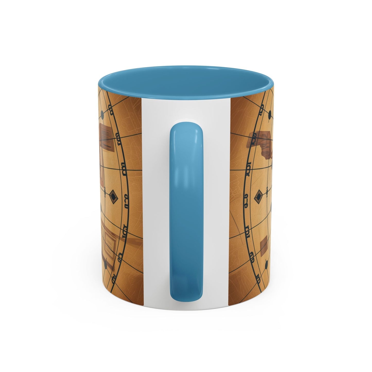 Premium Freemason Ready to go Accent Mug | Unique Gift for Masons, Incognito Decor, Home or Office Coffee Cup, Symbolic Drinkware, Perfect for [...] - Masonic Mugs