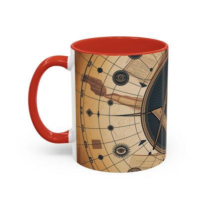 Premium Freemason Ready to go Accent Mug | Unique Gift for Masons, Incognito Decor, Home or Office Coffee Cup, Symbolic Drinkware, Perfect for [...] - Masonic Mugs