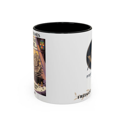Premium Personalised Freemason Colour Rim Mug - 11oz Ceramic - Masonic Mugs