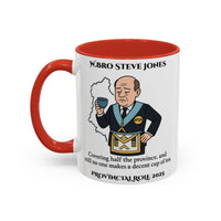 Premium Personalised Freemason Colour Rim Mug - Assistant Provincial Grand Master Design - Nobody makes a decent cup of tea - Masonic Mugs