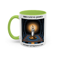 Premium Personalised Freemason Colour Rim Mug - Entered Apprentice - Masonic Mugs
