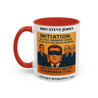 Premium Personalised Freemason Colour Rim Mug - Entered Apprentice - Masonic Mugs
