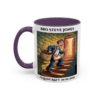 Premium Personalised Freemason Colour Rim Mug - Fellowcraft - Entering the next chamber - Masonic Mugs