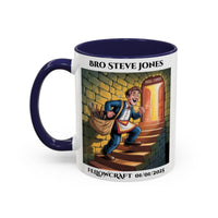 Premium Personalised Freemason Colour Rim Mug - Fellowcraft - Entering the next chamber - Masonic Mugs