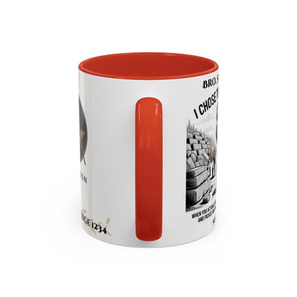 Premium Personalised Freemason Colour Rim Mug - Mark Masonry - Masonic Mugs