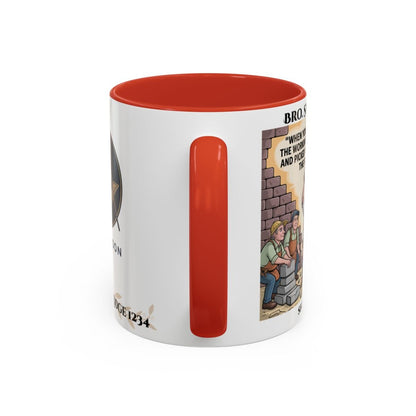 Premium Personalised Freemason Colour Rim Mug - Mark Masonry - Masonic Mugs