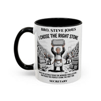 Premium Personalised Freemason Colour Rim Mug - Mark Masonry - Masonic Mugs