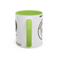 Premium Personalised Freemason Colour Rim Mug - Mark Masonry Emblem - Masonic Mugs